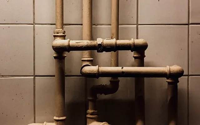 Tuberías antiguas de una instalación que requiere renovación